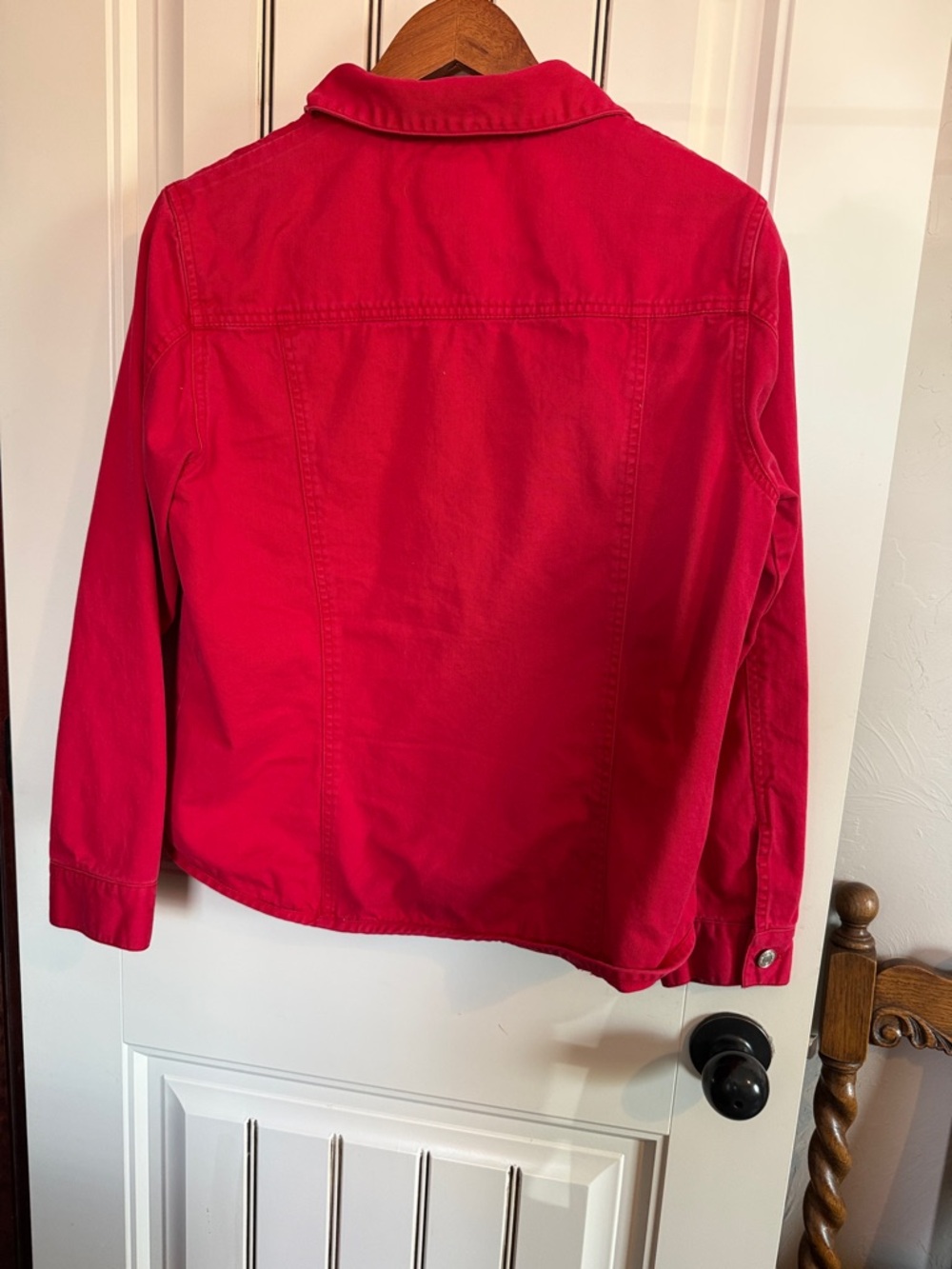 Pendleton Button-Front JeanJacket, Silver “Pendleton” Button. Good Condition. - Picture 4 of 5